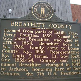 Breathitt Town, 1839